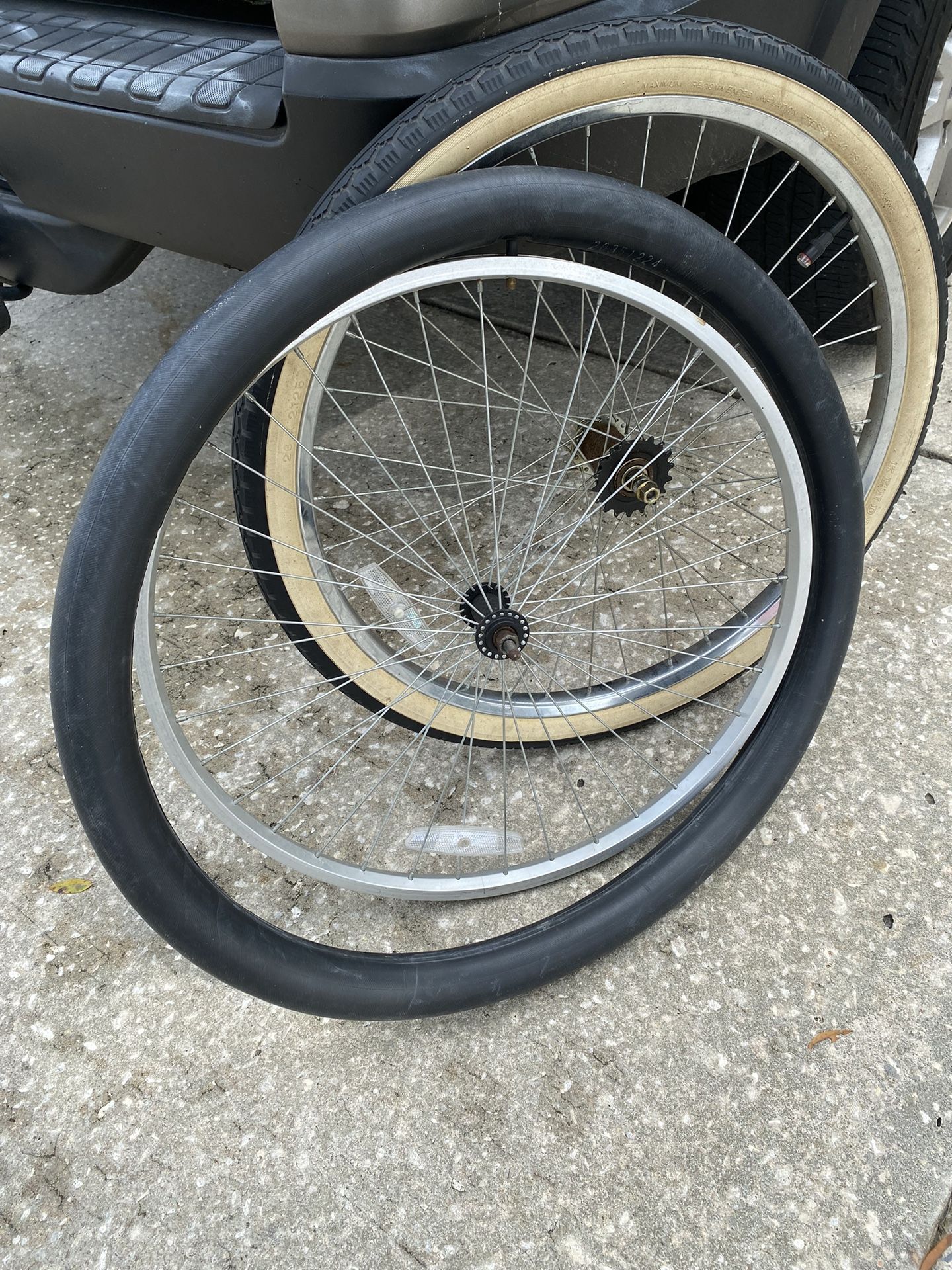 Tire , Ring. And Tube. Of Bicycle 10. 00. All. 26”. for Sale in