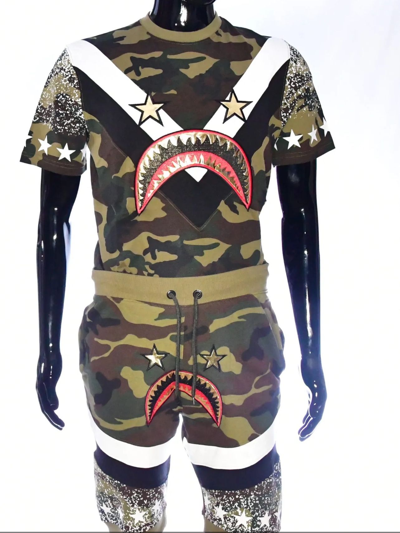 MEN’S MULTI-TONE SHORT SET-CAMO