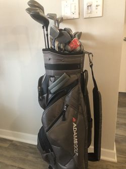 AdamsGolf Golf Bag w Assorted Wilson Clubs
