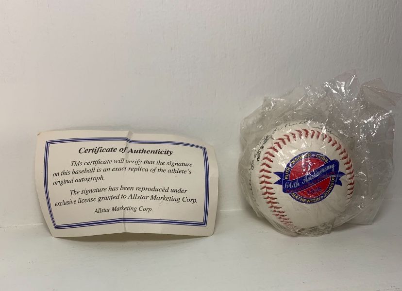 60th Anniversary Inaugural Election 1936 Baseball