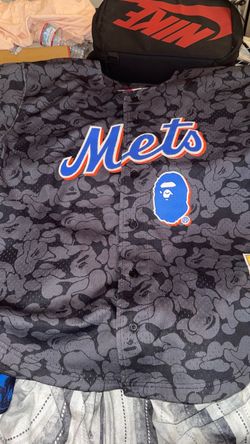 BAPE × Mitchell & Ness Mets Jersey