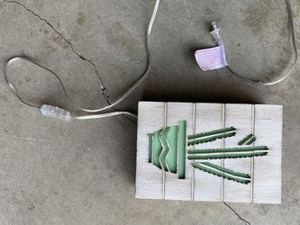 Boho Light Up Cactus Home Decor 