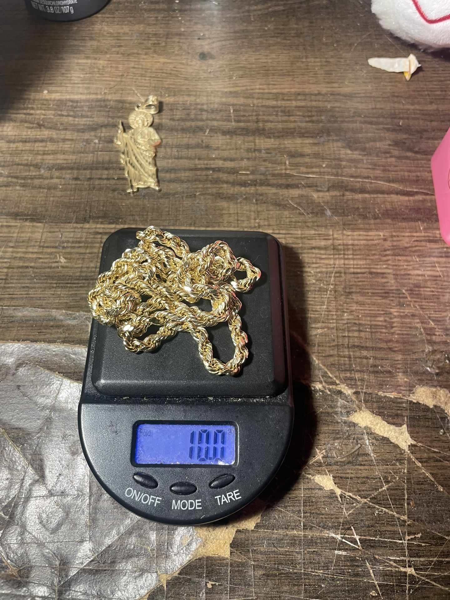 10k gold chunky chain