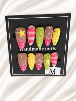 ✨ Handmade Luxury Press-On Nails | $15 | Buy 2 Get $3 Off ✨