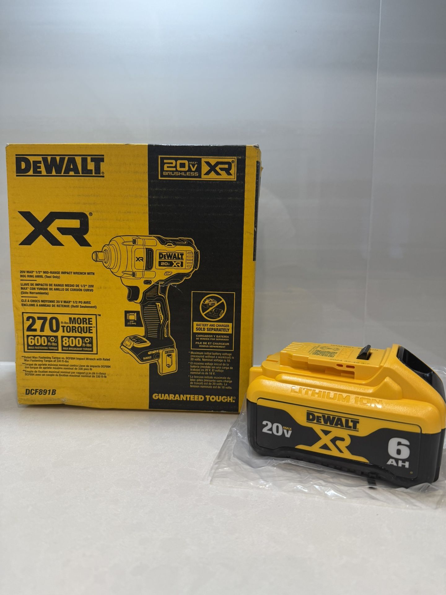 Dewalt 1/2 Inch Impact Wrench Dcf891b
