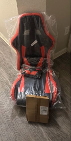 Gaming Leather Red/Black Seat With Parts To Assemble Seat