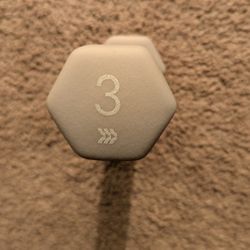 3 Lb Dumbbell