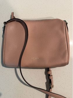 Light pink Kate Spade Crossbody bag with gold hardware