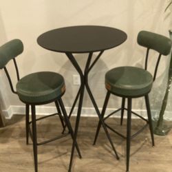 Swivel Stools And Table 
