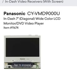 Panasonic CY-VMD9000U In Dash CD/DVD Player