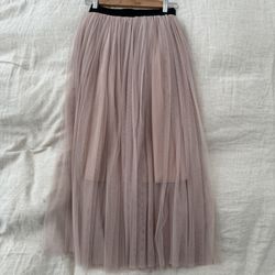 Blush Tulle Skirt
