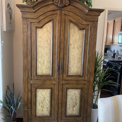 Armoire  ,  Living Room Or Bedroom Cabinet ,  storage shelving & 2 drawers