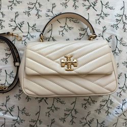 KIRA CHEVRON TOP-HANDLE BAG - NEW