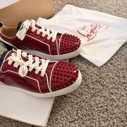 Christian Louboutin Louis Junior Spikes Size 43 Red