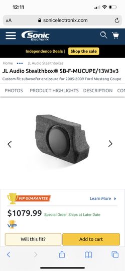 2010-2014 Mustang Jl Audio Box