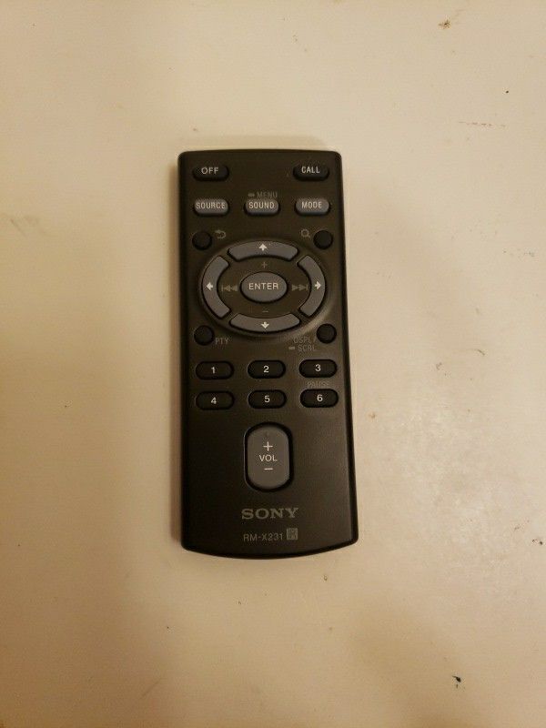 RM-X231 Remote Control For Sony Car Audio System MEXN5100BT WX-900BT WXGS920BH