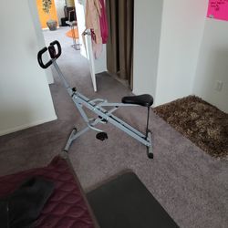 UPRIGHT ROW-N-RIDE™ ROWING MACHINE