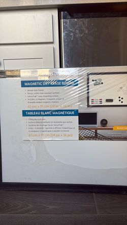 Magnetic dry erase board