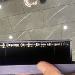 Black ceramic diamond bracelet 