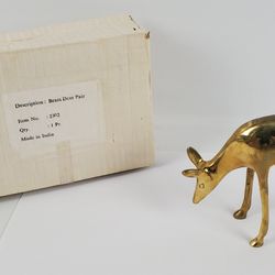1 Brass Deer Not Pair