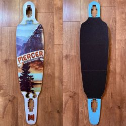 Mercer Longboards "Levity" Drop-Through Longboard Skateboard Deck 10" X 42" RARE