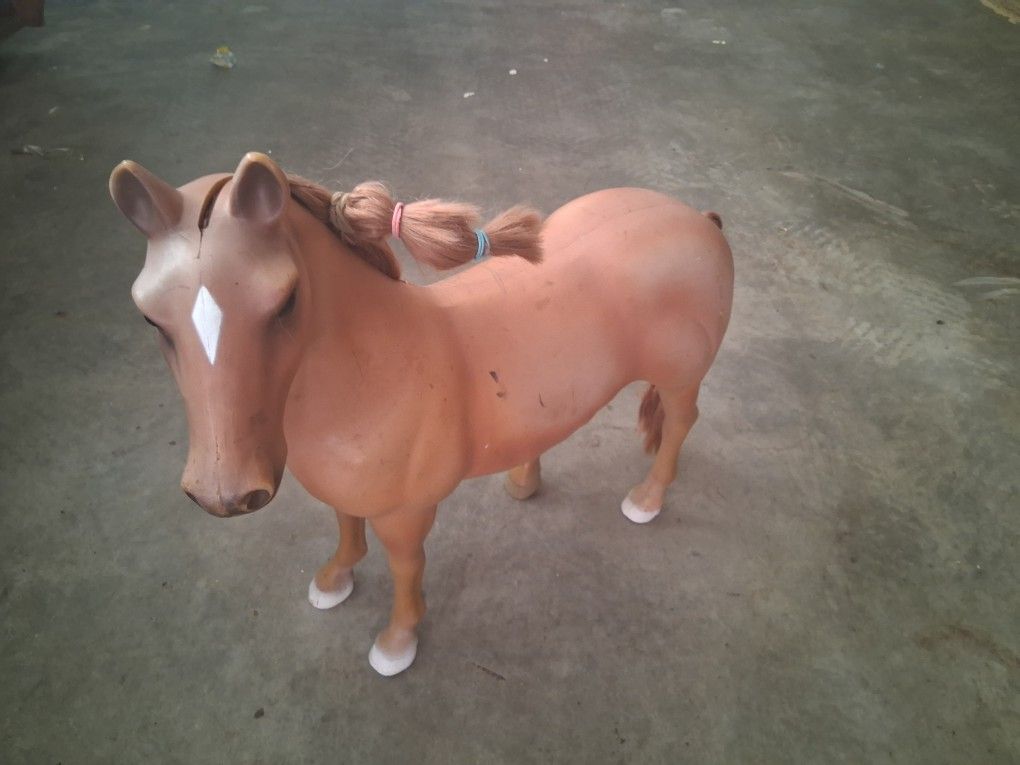 American Girl Doll Plastic Horse Toy