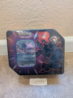 Pokemon Trading Card Game Team Rocket Collector Tin Nidoking ex 5 Boosters Seal