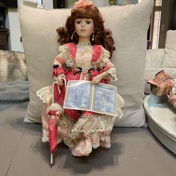 Fine Porcelain Doll From The Samantha Medici Collection Serie-2001