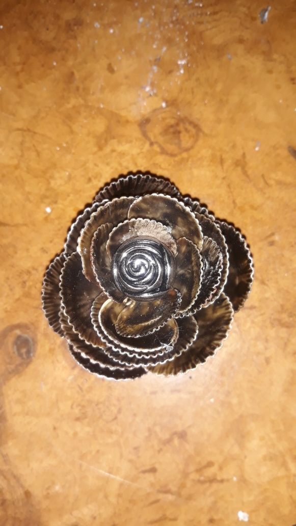 Handmade Rose made from real seashells!!