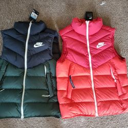 Nike Vests. Size M. $140 For Both or $80 Each. Brand New