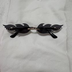 black flame sunglasses