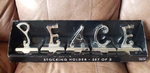 Stocking holder for five