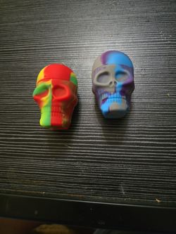 Silicone Skull Containers
