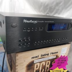Audio Control Maestro And M2 Preamp 