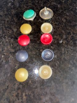 1950’s Vintage Clip On Earrings W/Interchangeable Covers