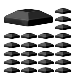 New 24 Pack  Wood  Fence  Post  Caps