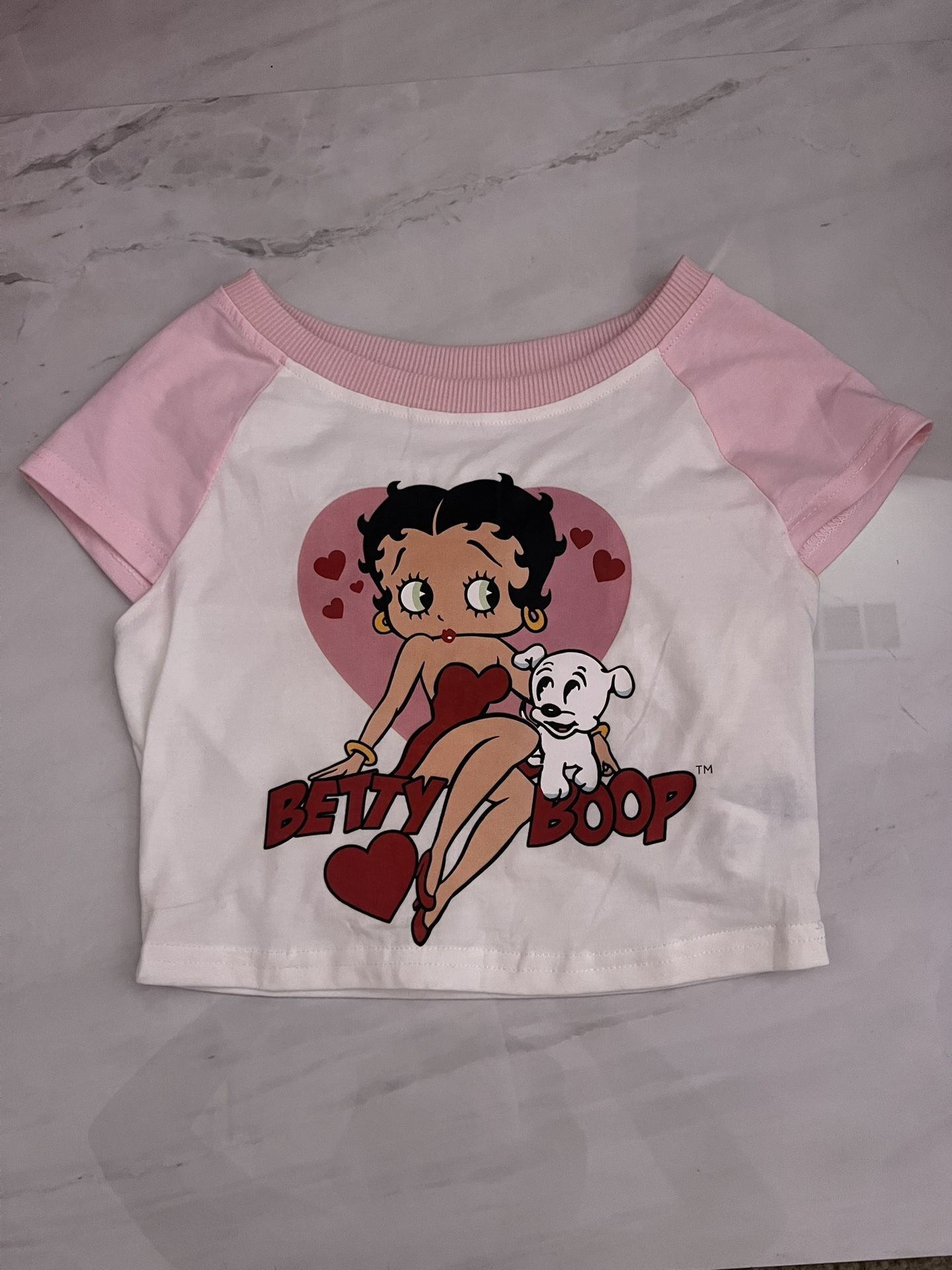 Romwe Betty Boop baby tee