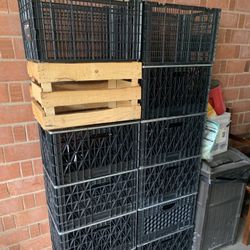 Vintage Milk Crates Useful Tool Available For Sale Vinyl Records LP Albums Music Storage Boxes
