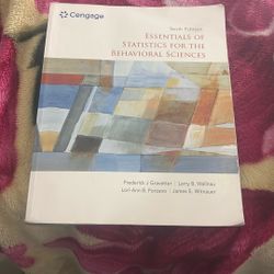 Tenth Edition Essentials Of Statistics For The Behavioral