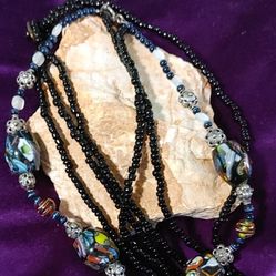 Beautiful black Beads. 2 For 1