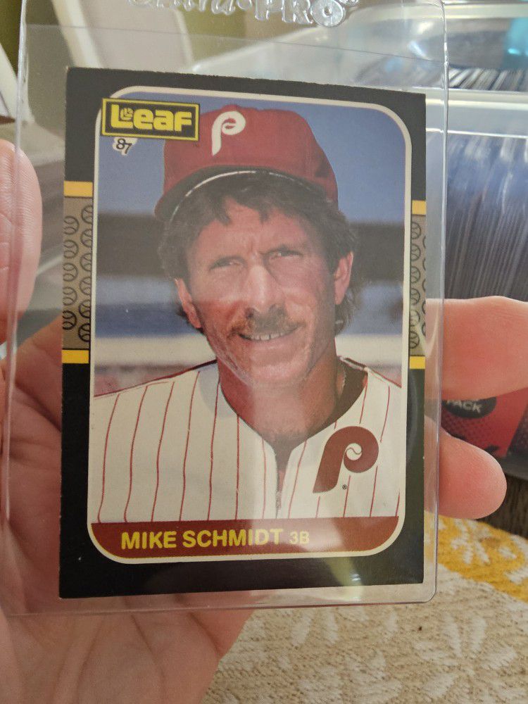 Mike Schmidt '87 Leaf '87 Donruss Baseball Cards 