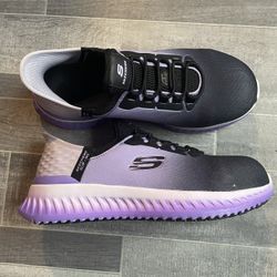 108152 - BKPR WOMENS SKETCHERS  Slip-in Work TILIDO - OMBRAY SIZE 9