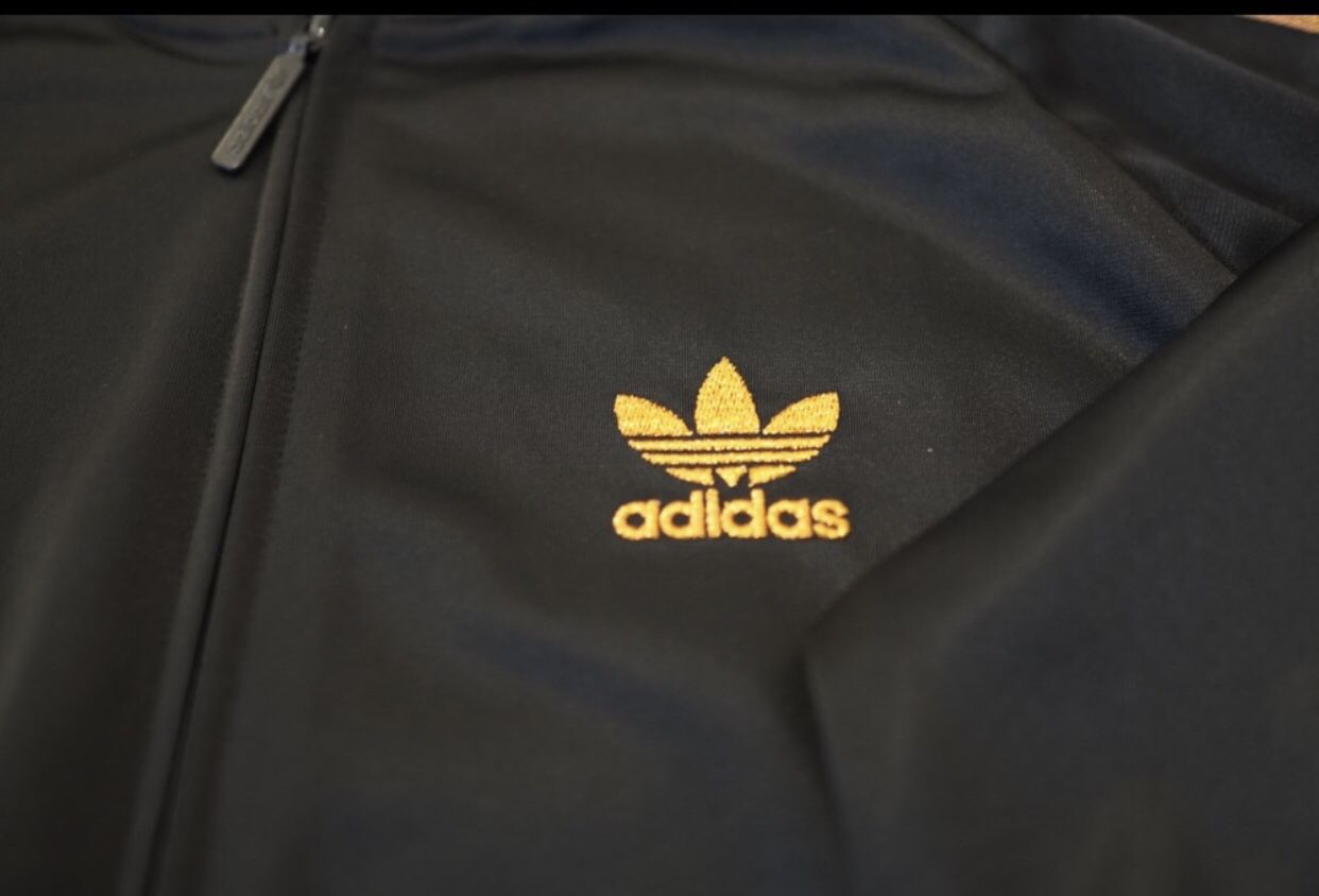 Adidas Nigo Bear Track Jacket • Grey • Excellent - Depop
