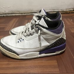 Jordan 3 Dark Iris Size 8