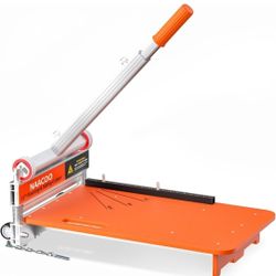 NAACOO Heavy Duty Laminate/Vinyl Floor Cutter, 13” Vinyl Plank Cutter with Wheel Retails $158