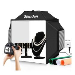 Glendan Portable Light Box Photography: 20"x 20" Upgrade. Like New 