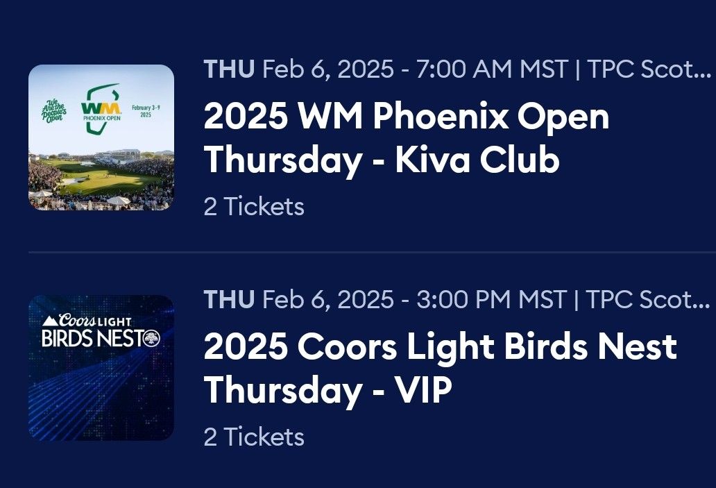 VIP BIRDS NEST THURSDAY TIER 3!! SAVE