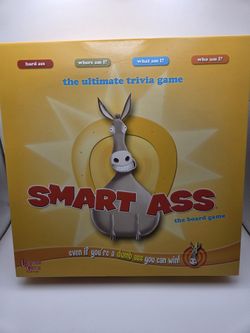 Smart Ass Think Fast Trivia Board Game USED-EXCELLENT CONDITION
