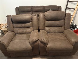 Two recliner chairs