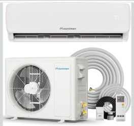 Mountman 12000BTU Mini Split AC/Heating System, 19SEER2 115V Energy Efficient Mini Split Air Conditioner with Heat Pump, Cools Up to 750sq.ft,